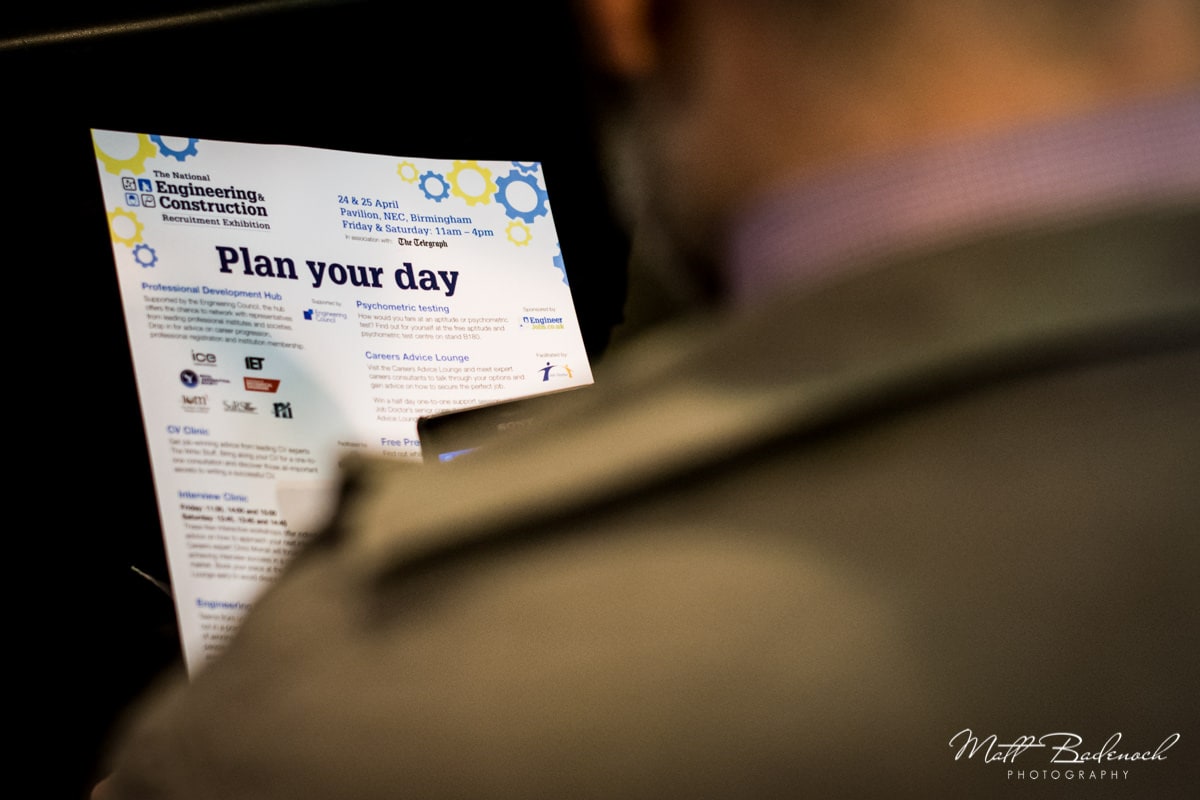 Recruitment Fair NEC Event Photography