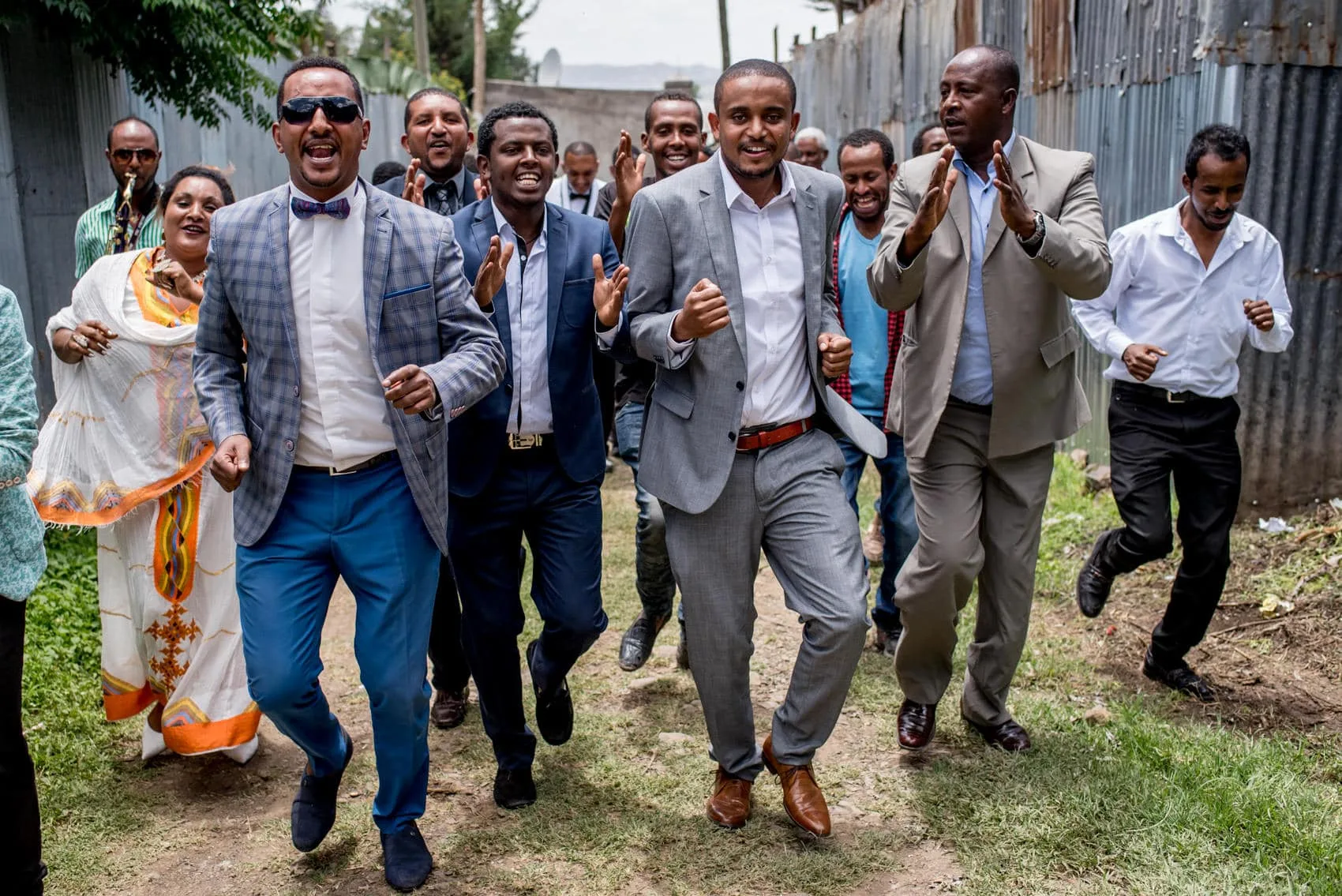 Ethiopian groom wedding celebrations