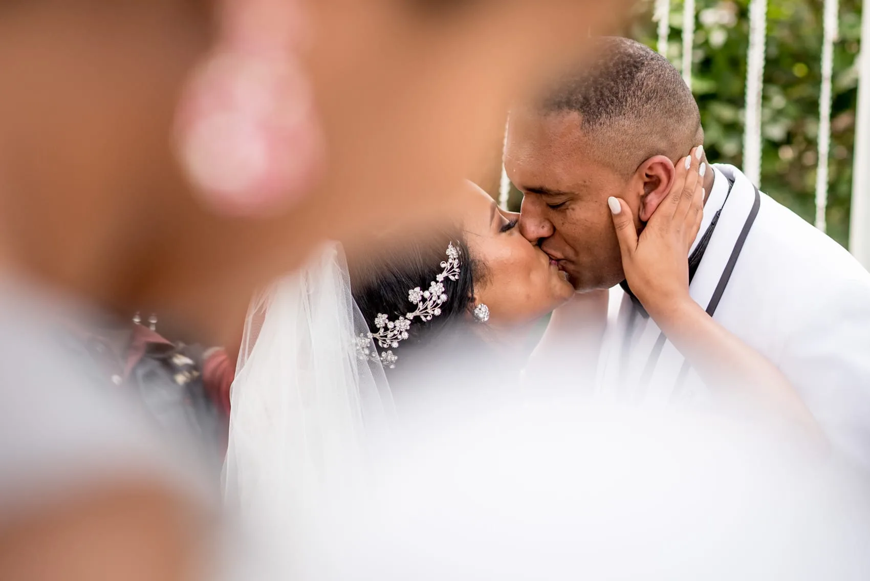first kiss at an Ethiopian wedding