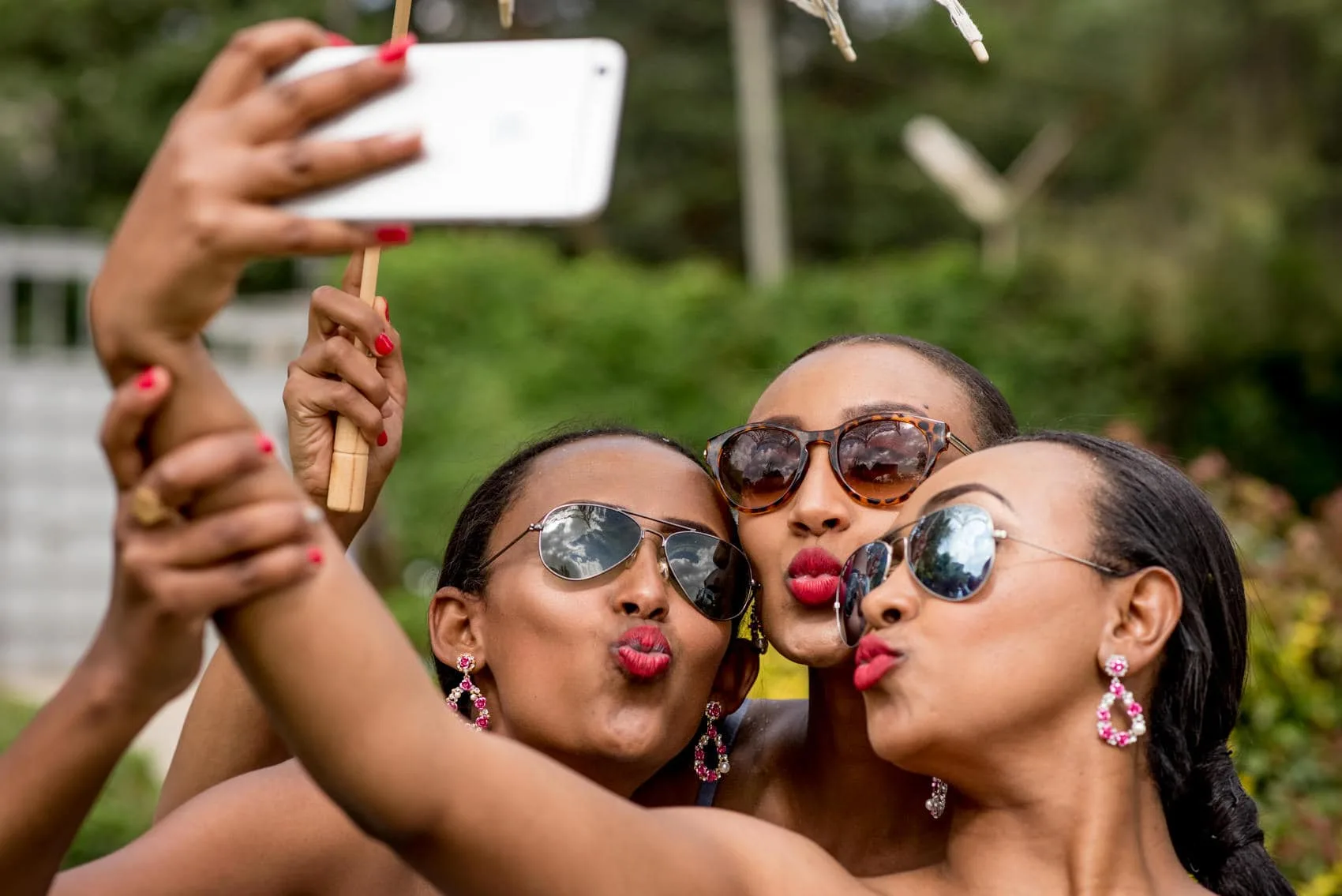 Ethiopian wedding selfy